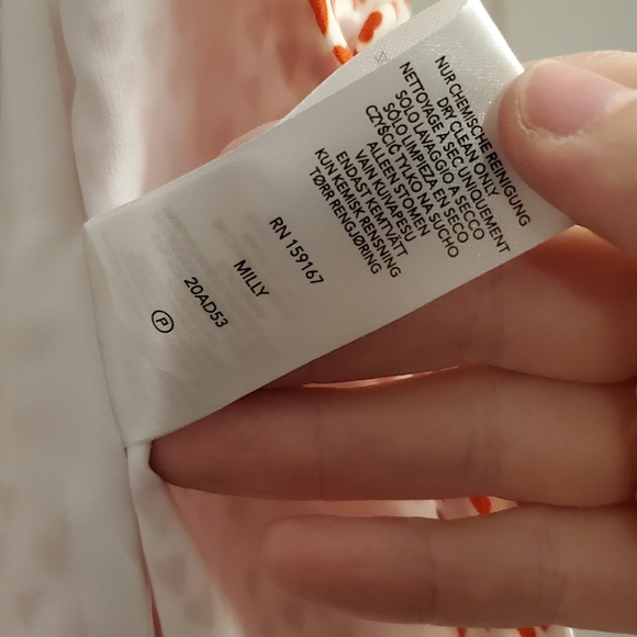 Milly Heart Print Silk Aspen Dress Zooey Deschanel - Picture 11 of 13